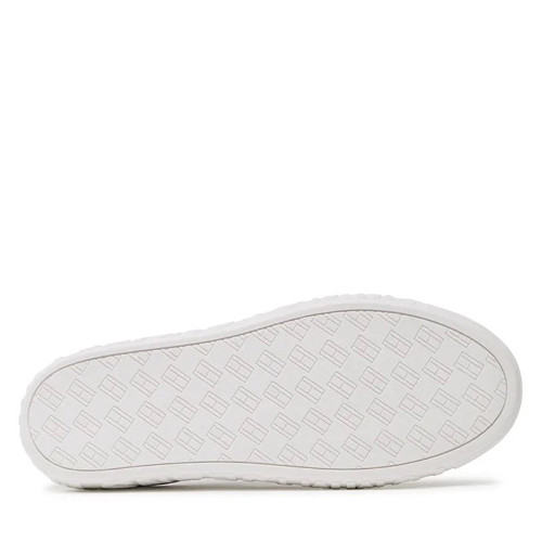Tommy Hilfiger Monochrome Leather Cupsole Trainers